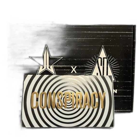 Jeffree Star X Shane Dawson Conspiracy palette & pink black pic face mirrors - Picture 2 of 12